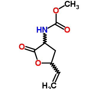 Carbamic acid,(5-ethenyltetrahydro-2-oxo-3-furanyl)-, methyl ester (9ci) Structure,86558-23-8Structure