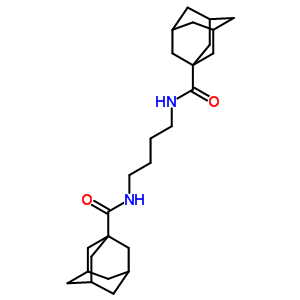 N-[4-(adamantane-1-carbonylamino)butyl]adamantane-1-carboxamide Structure,86583-04-2Structure