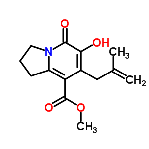 Methyl 6-hydroxy-7-(2-methylallyl)-5-oxo-1,2,3,5-tetrahydroindolizine-8-carboxylate Structure,866393-53-5Structure