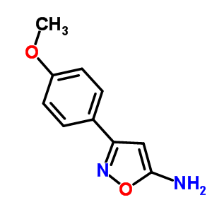 3-(4-Methoxyphenyl)isoxazol-5-amine Structure,86685-98-5Structure