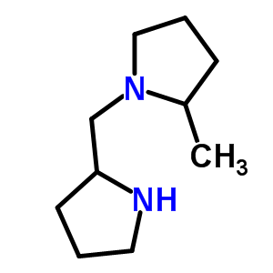 (R)-2-甲基-1-((s)-吡咯烷-2-甲基)吡咯烷结构式_867256-73-3结构式