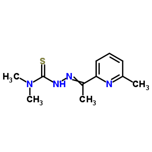 Hydrazinecarbothioamide,n,n-dimethyl-2-[1-(6-methyl-2-pyridinyl)ethylidene]- Structure,86919-56-4Structure