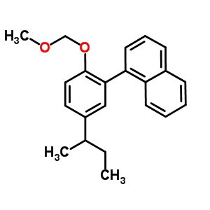 1-(5-Sec-butyl-2-(methoxymethoxy)phenyl)naphthalene Structure,869336-04-9Structure