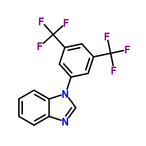 1-(3,5-Bistrifluoromethylphenyl)-1h-benzoimidazole Structure,870450-89-8Structure