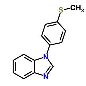 1-(4-甲基磺酰基苯基)-1H-苯并咪唑结构式_870450-90-1结构式