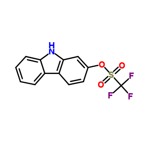 9H-carbazol-2-yl trifluoromethanesulfonate Structure,870703-52-9Structure