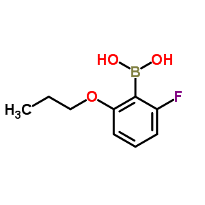 2-氟-6-丙氧基苯硼酸结构式_870777-18-7结构式