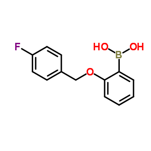 2-(4-氟苄氧基)苯硼酸结构式_870779-01-4结构式