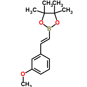 Trans-2-(3-methoxyphenyl)vinylboronic acid pinacol ester Structure,871125-68-7Structure