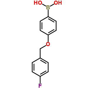 4-(4-氟苄氧基)苯硼酸结构式_871125-82-5结构式