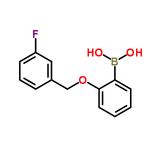 2-(3-氟苄氧基)苯硼酸结构式_871126-24-8结构式