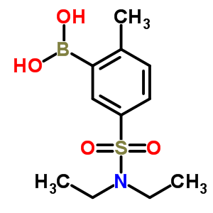 5-(N,n-diethylsulfamoyl)-2-methylphenylboronic acid Structure,871329-80-5Structure