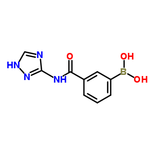 3-(1H-1,2,4-triazol-3-yl-carbamoyl)phenylboronic acid Structure,871333-05-0Structure