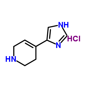 4-(4-咪唑)-1,2,5,6-四氢吡啶盐酸盐结构式_873551-16-7结构式