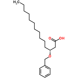 R-(3)-benzyloxymyristic acid Structure,87357-67-3Structure