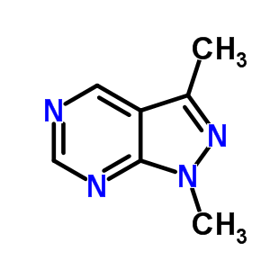 1H-pyrazolo[3,4-d]pyrimidine, 1,3-dimethyl-(9ci) Structure,87412-92-8Structure