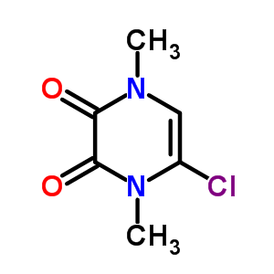 5-氯-1,4-二氢-1,4-二甲基-2,3-吡嗪二酮结构式_87486-42-8结构式