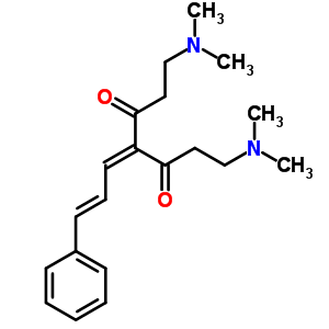 4-Cinnamylidene-1,7-bis(dimethylamino)heptane-3,5-dione Structure,87497-32-3Structure