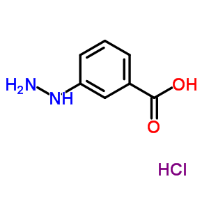 3-Hydrazinobenzoic acid hydrochloride Structure,87565-98-8Structure