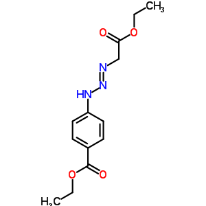 Ethyl 4-(2-(ethoxycarbonylmethylimino)hydrazinyl)benzoate Structure,87604-92-0Structure