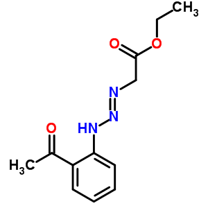 Ethyl 2-[(2-acetylphenyl)amino]diazenylacetate Structure,87604-94-2Structure