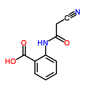 (9ci)-2-[(氰基乙酰基)氨基]-苯甲酸结构式_87613-40-9结构式