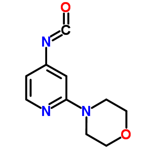 4-(4-Isocyanatopyrid-2-yl)morpholine Structure,876316-43-7Structure