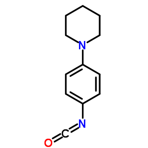 1-(4-Isocyanatophenyl)piperidine Structure,879896-41-0Structure