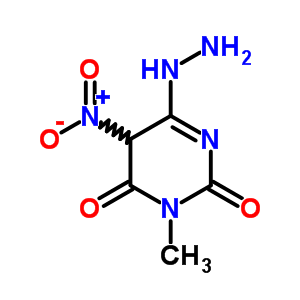 6-Hydrazinyl-3-methyl-5-nitro-5h-pyrimidine-2,4-dione Structure,880-83-1Structure