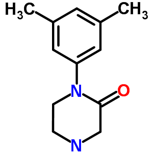 1-(3,5-Dimethylphenyl)piperazin-2-one Structure,880361-76-2Structure