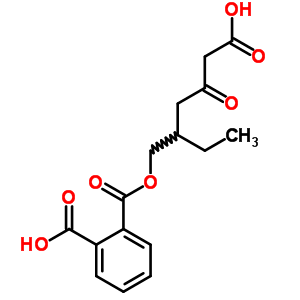 Mono(5-carboxy-2-ethyl-4-oxopentyl) phthalate Structure,88144-75-6Structure