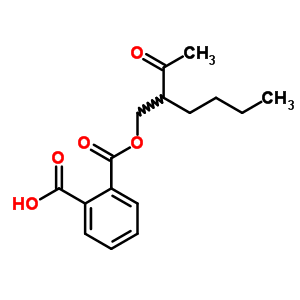 Mono-2-(1-oxoethyl)hexyl phthalate Structure,88144-82-5Structure