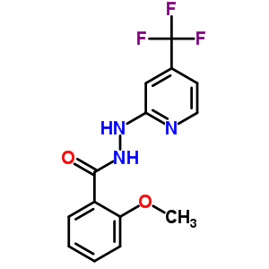 Benzoic acid,2-methoxy-,2-[4-(trifluoromethyl)-2-pyridinyl]hydrazide Structure,883010-02-4Structure