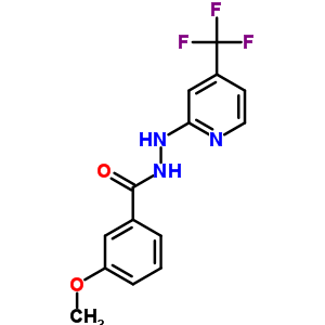 Benzoic acid,3-methoxy-,2-[4-(trifluoromethyl)-2-pyridinyl]hydrazide Structure,883010-07-9Structure