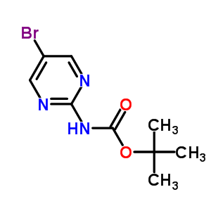 5-Bromo-n-boc-pyrimidin-2-amine Structure,883231-23-0Structure