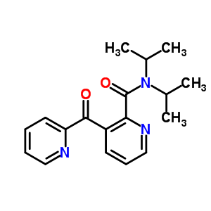 2-Pyridinecarboxamide,n,n-bis(1-methylethyl)-3-(2-pyridinylcarbonyl)- Structure,88329-48-0Structure