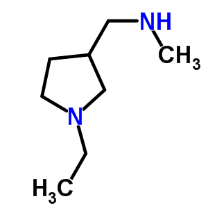 (1-Ethyl-3-pyrrolidinyl)-n-methylmethanamine Structure,884504-74-9Structure