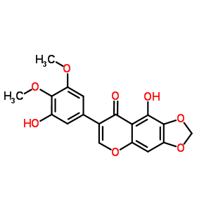 白射干素结构式_88509-91-5结构式