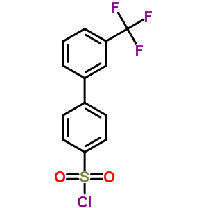 3-Trifluoromethyl-biphenyl-4-sulfonyl chloride Structure,885267-96-9Structure