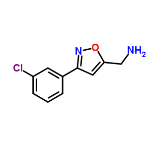 3-(3-Chlorophenyl)-5-isoxazolemethanamine Structure,885273-50-7Structure