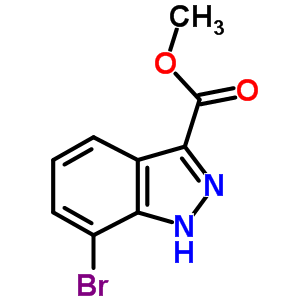 Methyl 7-bromo-1h-indazole-3-carboxylate Structure,885279-52-7Structure