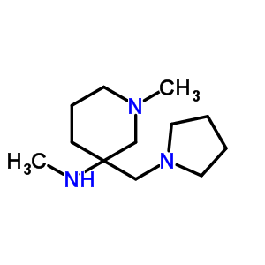 Methyl-(1-methyl-3-pyrrolidin-1-ylmethyl-piperidin-3-yl)-amine Structure,885951-11-1Structure