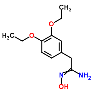 2-(3,4-Diethoxy-phenyl)-n-hydroxy-acetamidine Structure,885957-46-0Structure