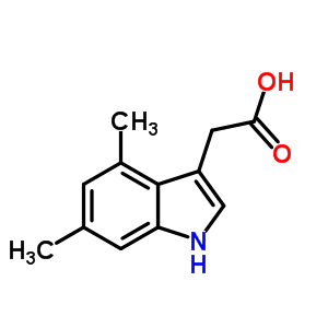 2-(4,6-Dimethyl-1h-indol-3-yl)acetic acid Structure,88611-91-0Structure