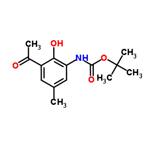 3-N-boc-amino-2-hydroxy-5-methyl acetophenone Structure,886362-10-3Structure