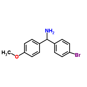 1-(4-Bromophenyl)-1-(4-methoxyphenyl)methylamine Structure,886362-84-1Structure