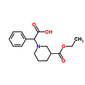 1-(Carboxy-phenyl-methyl)-piperidine-3-carboxylic acid ethyl ester Structure,886363-55-9Structure