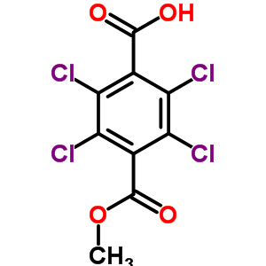 Chlorthal monomethyl ester Structure,887-54-7Structure