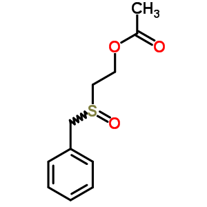 Ethanol,2-[(phenylmethyl)sulfinyl]-, 1-acetate Structure,88738-54-9Structure