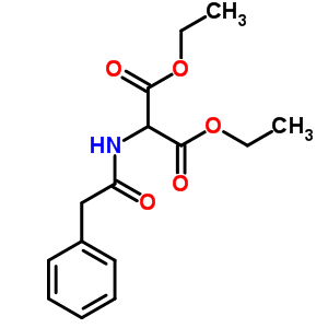 2-[(2-苯基乙酰基)氨基]-丙二酸 1,3-二乙酯结构式_88744-17-6结构式